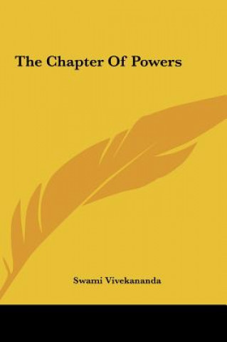 Buch The Chapter of Powers Swami Vivekananda