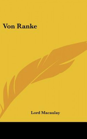 Buch Von Ranke Lord Macaulay