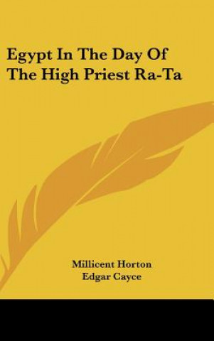 Kniha Egypt in the Day of the High Priest Ra-Ta Millicent Horton