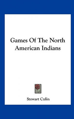 Carte Games of the North American Indians Stewart Culin