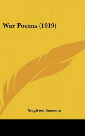 Libro War Poems (1919) Siegfried Sassoon