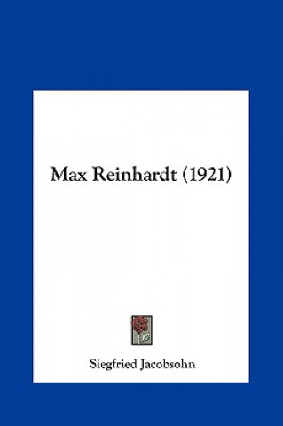Carte Max Reinhardt (1921) Siegfried Jacobsohn