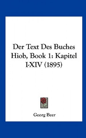 Buch Der Text Des Buches Hiob, Book 1: Kapitel I-XIV (1895) Georg Beer