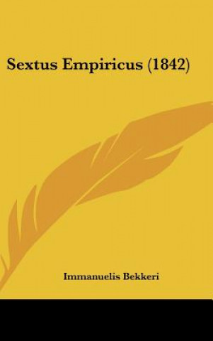 Buch Sextus Empiricus (1842) Immanuelis Bekkeri
