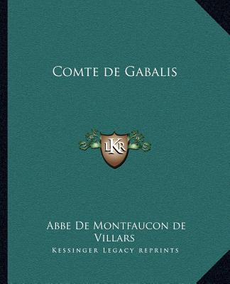 Könyv Comte de Gabalis Abbe de Montfaucon de Villars