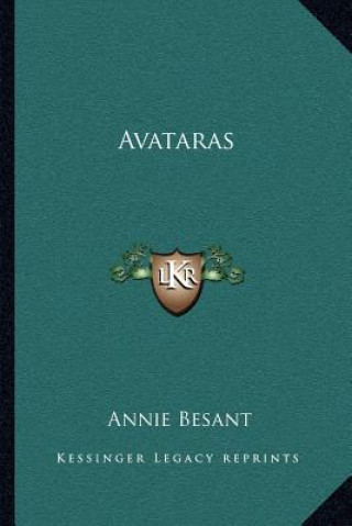 Kniha Avataras Annie Besant