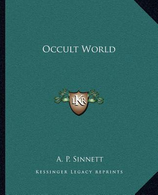 Libro Occult World A. P. Sinnett