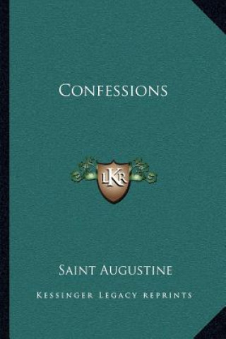 Kniha Confessions Saint Augustine of Hippo