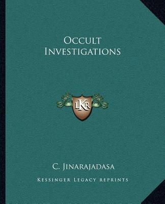 Książka Occult Investigations C. Jinarajadasa