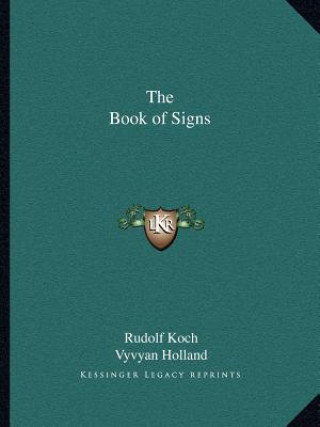 Könyv The Book of Signs Rudolf Koch