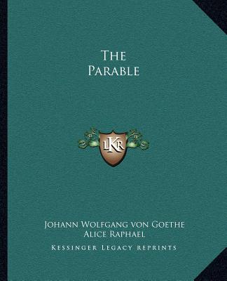 Book The Parable Johann Wolfgang Von Goethe