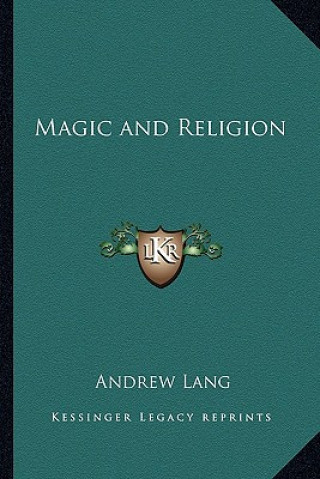 Carte Magic and Religion Andrew Lang