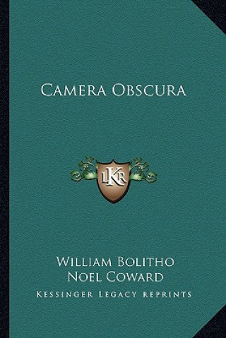 Boek Camera Obscura William Bolitho