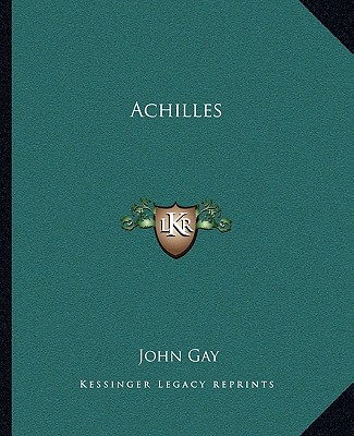 Kniha Achilles John Gay