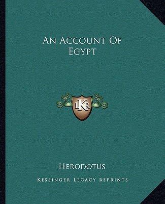 Kniha An Account of Egypt an Account of Egypt Herodotus