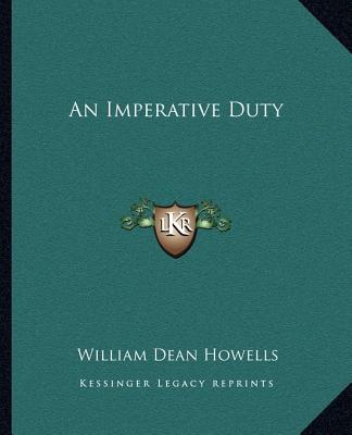 Book An Imperative Duty William Dean Howells