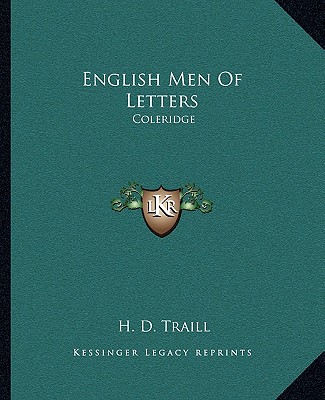 Kniha English Men of Letters: Coleridge H. D. Traill