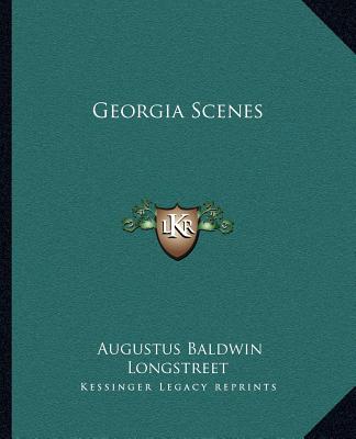 Carte Georgia Scenes Augustus Baldwin Longstreet