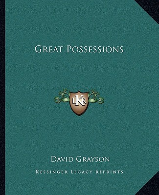 Książka Great Possessions David Grayson