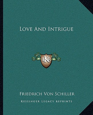 Buch Love and Intrigue Friedrich Schiller