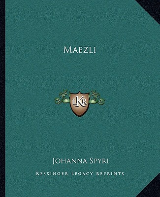 Book Maezli Johanna Spyri