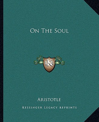 Könyv On the Soul Aristotle