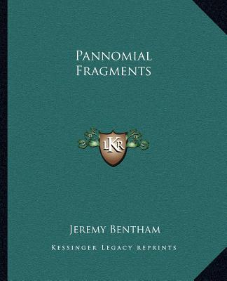 Libro Pannomial Fragments Jeremy Bentham