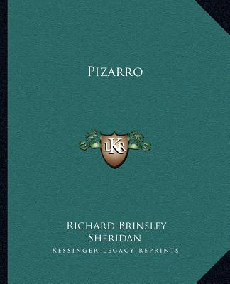 Libro Pizarro Richard Brinsley Sheridan
