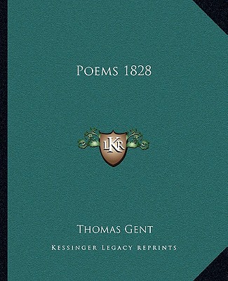 Buch Poems 1828 Thomas Gent