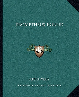 Książka Prometheus Bound Aeschylus