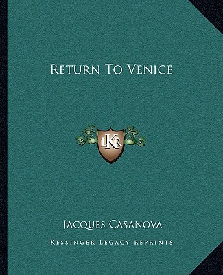Kniha Return to Venice Giacomo Casanova