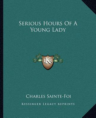 Carte Serious Hours of a Young Lady Charles Sainte-Foi