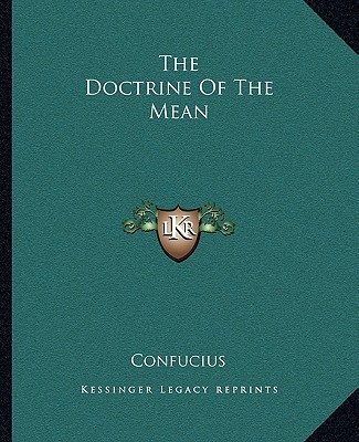 Carte The Doctrine of the Mean Confucius