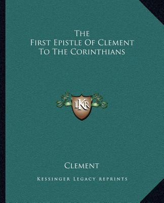 Kniha The First Epistle of Clement to the Corinthians Clement