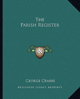 Boek The Parish Register George Crabbe