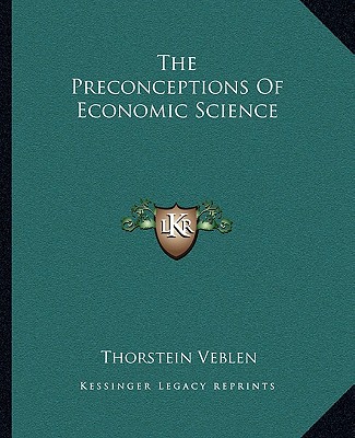 Buch The Preconceptions of Economic Science Thorstein Veblen