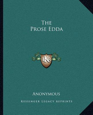 Kniha The Prose Edda Anonymous
