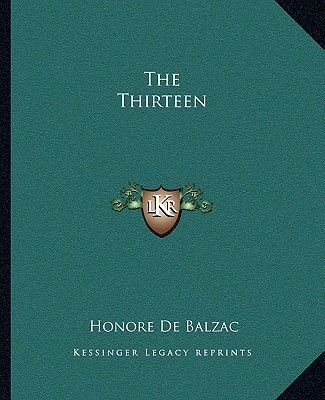 Carte The Thirteen Honore De Balzac