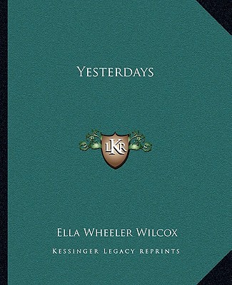 Boek Yesterdays Ella Wheeler Wilcox