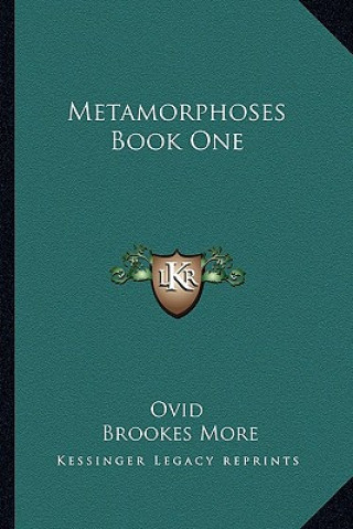 Libro Metamorphoses Book One Ovid