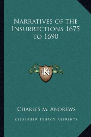 Kniha Narratives of the Insurrections 1675 to 1690 Charles M. Andrews