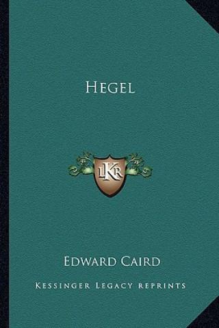 Carte Hegel Edward Caird