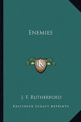Book Enemies J. F. Rutherford