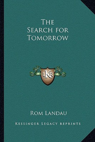 Książka The Search for Tomorrow ROM Landau