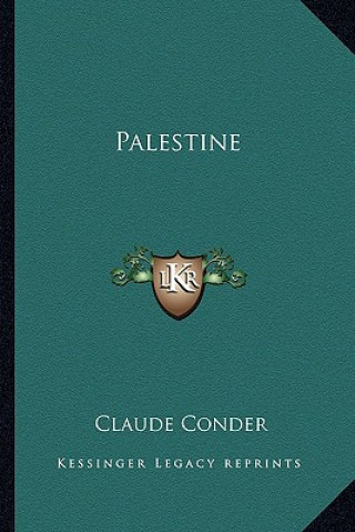 Knjiga Palestine Claude Conder