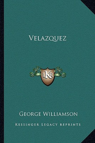 Boek Velazquez George Williamson