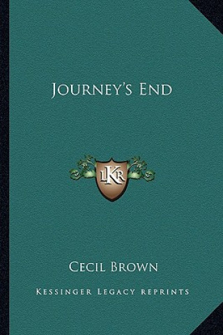 Buch Journey's End Cecil Brown