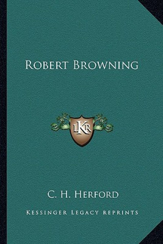 Book Robert Browning C. H. Herford