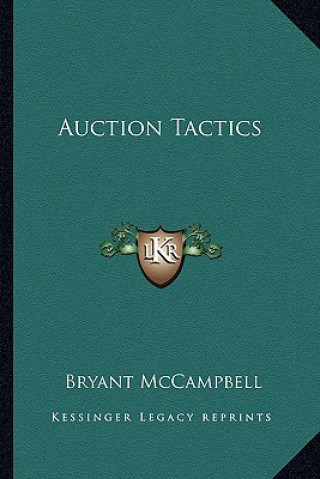 Książka Auction Tactics Bryant McCampbell