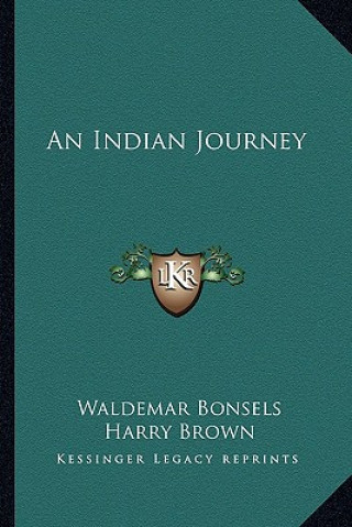 Libro An Indian Journey Waldemar Bonsels